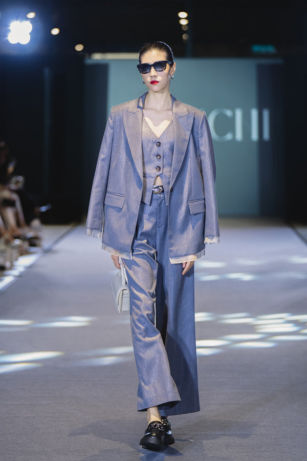 Elisse Sleeveless Button Vest