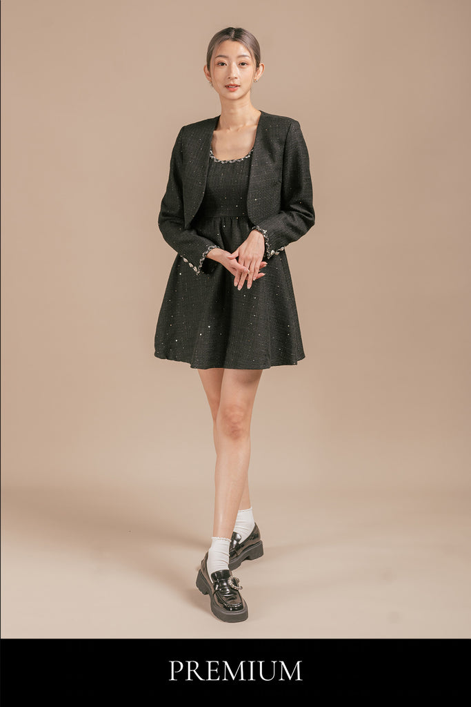 Kireolli Cropped Short Dress Set