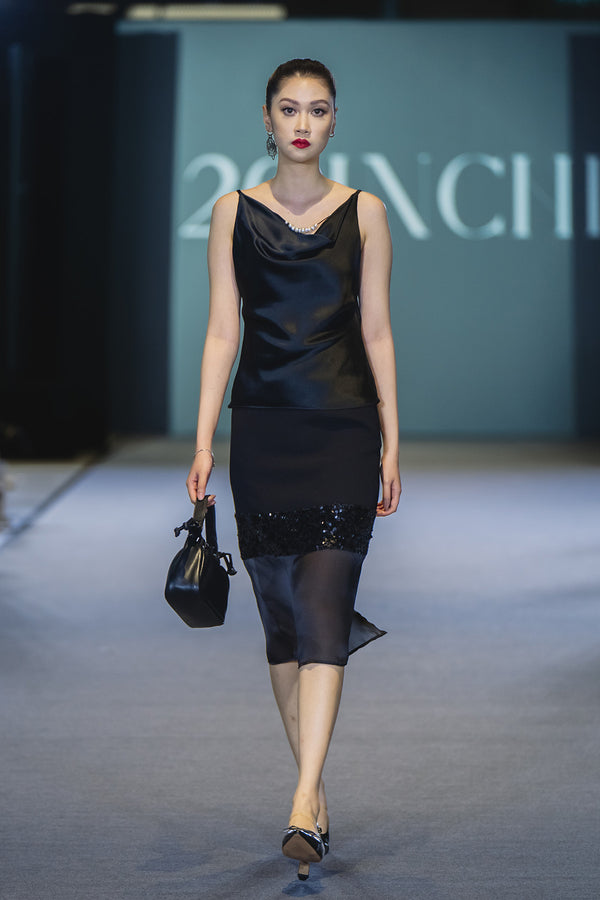 Rebbell Mesh Split Skirt